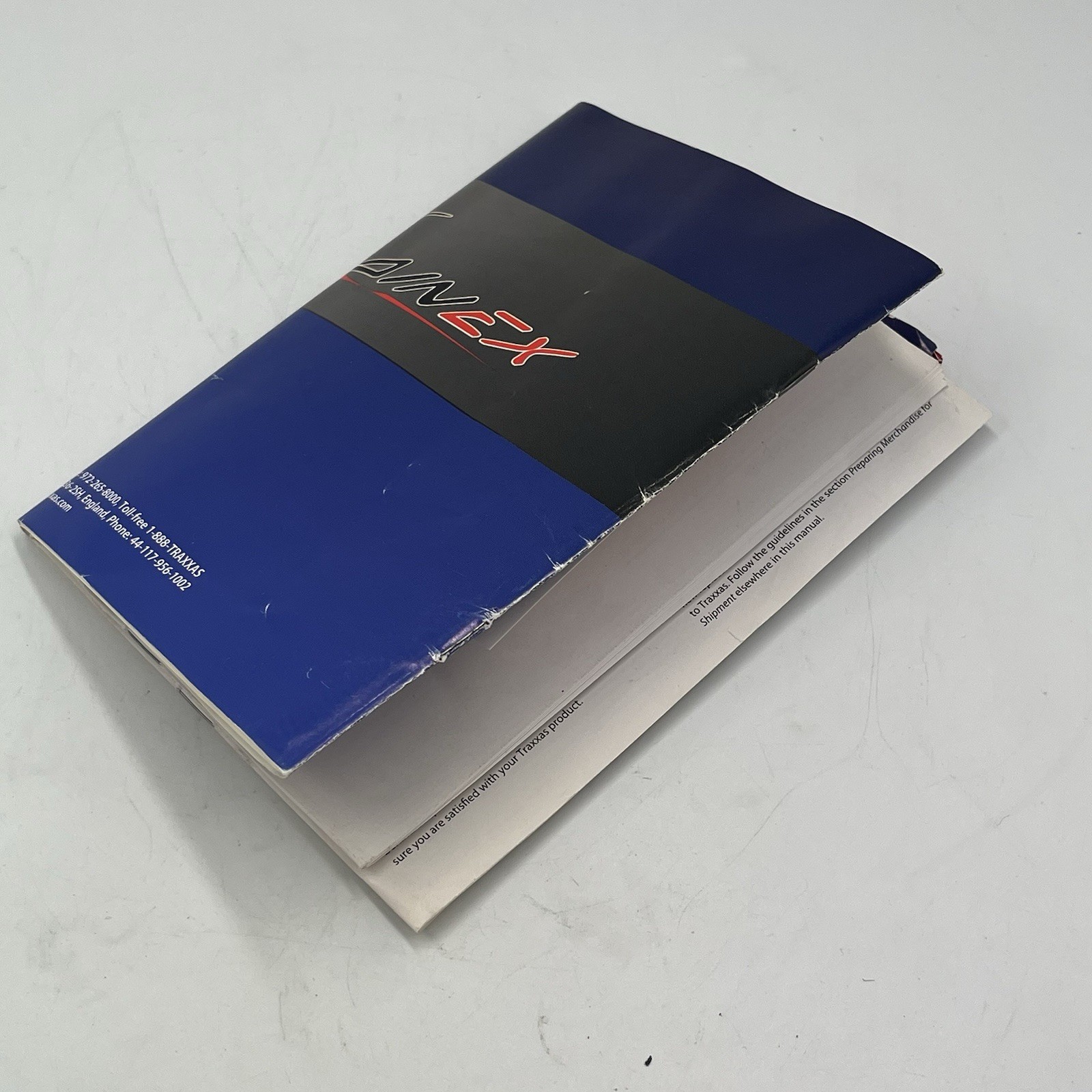 Traxxas Villain EX 1502 Owners Manual Plus Paper Work