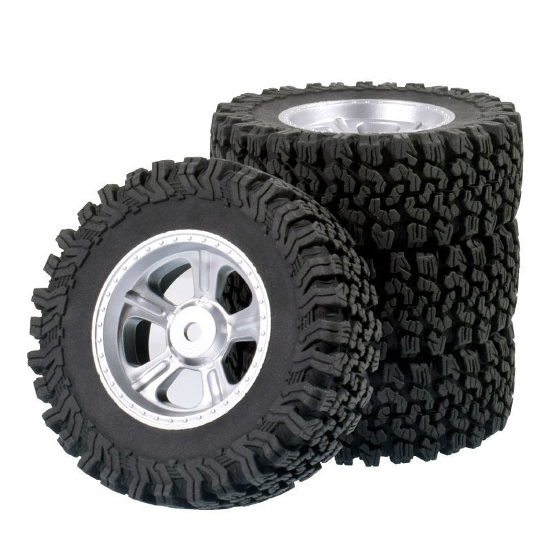 1.9 Rubber Tire Wheel Tyres for 1/10 RC Crawler Car Traxxas TRX4 LC70 D90 Axial
