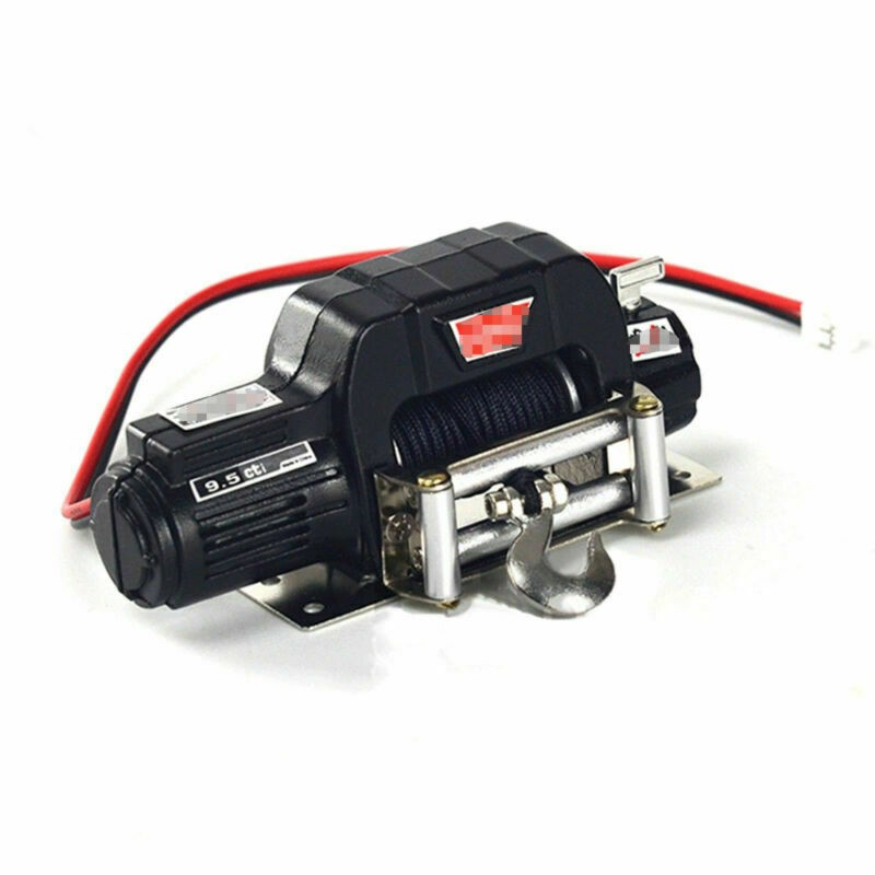 “Warn” 9.5cti Winch+Remote Control Receiver Kit For RC Car 1:10 SCX10 Crawler