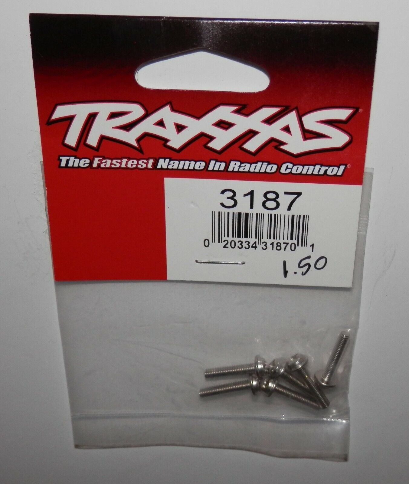 Traxxas Washer-Head Machine Screws 3x15mm (6) #3187 NIP