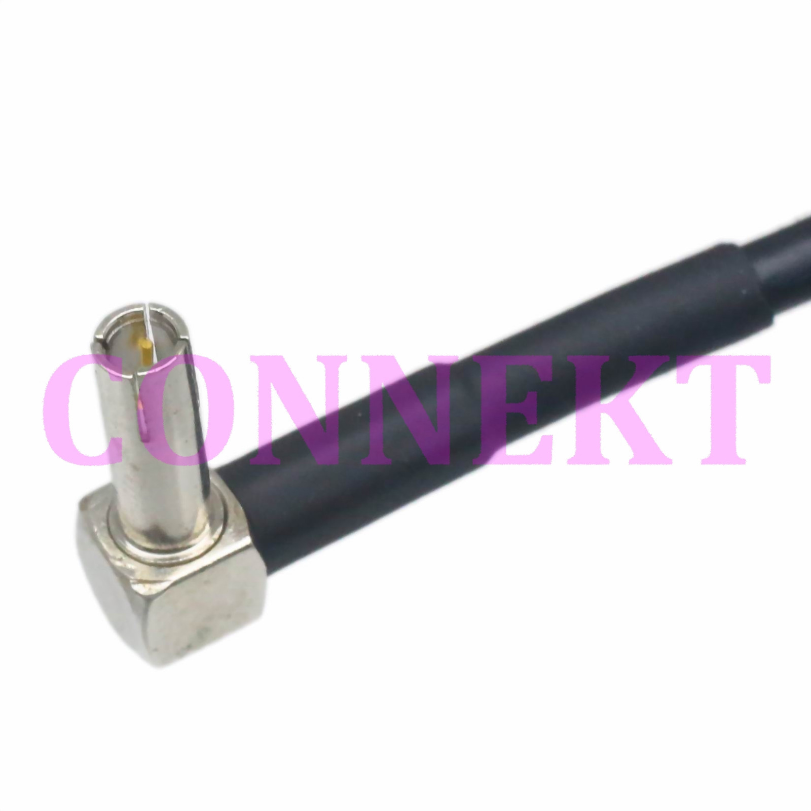 CRC9 male right angle to TS9 male plug RA RG174 cable jumper pigtail 3G modem