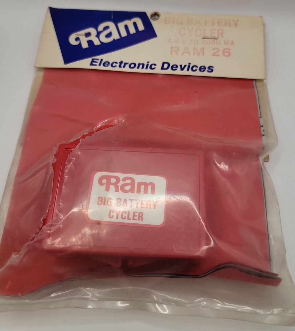 Ram Electronic Devices Big Battery Cycler 4.8v 4000 mAh Ram 26 Vintage Rc