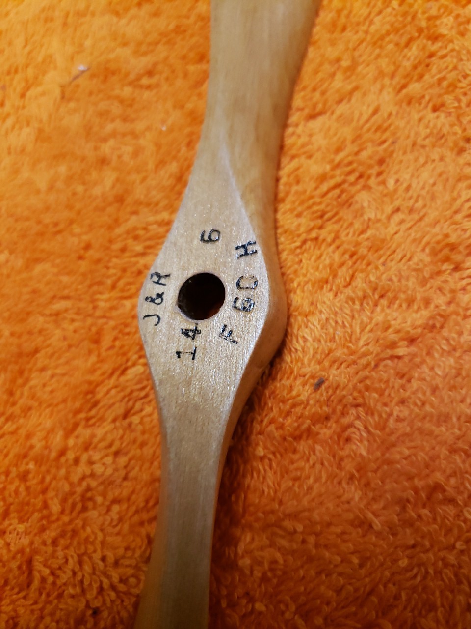 O&R Propeller – Rare 14 X 6 Inch F 60 H prop – Classic Wood 14×6 Prop