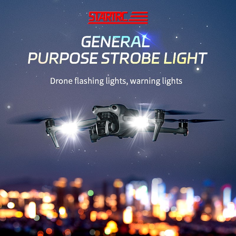 Strobe Light LED Flashing Lamp for DJI Mini 4Pro/Air 3/Mavic Series Drone RC Car