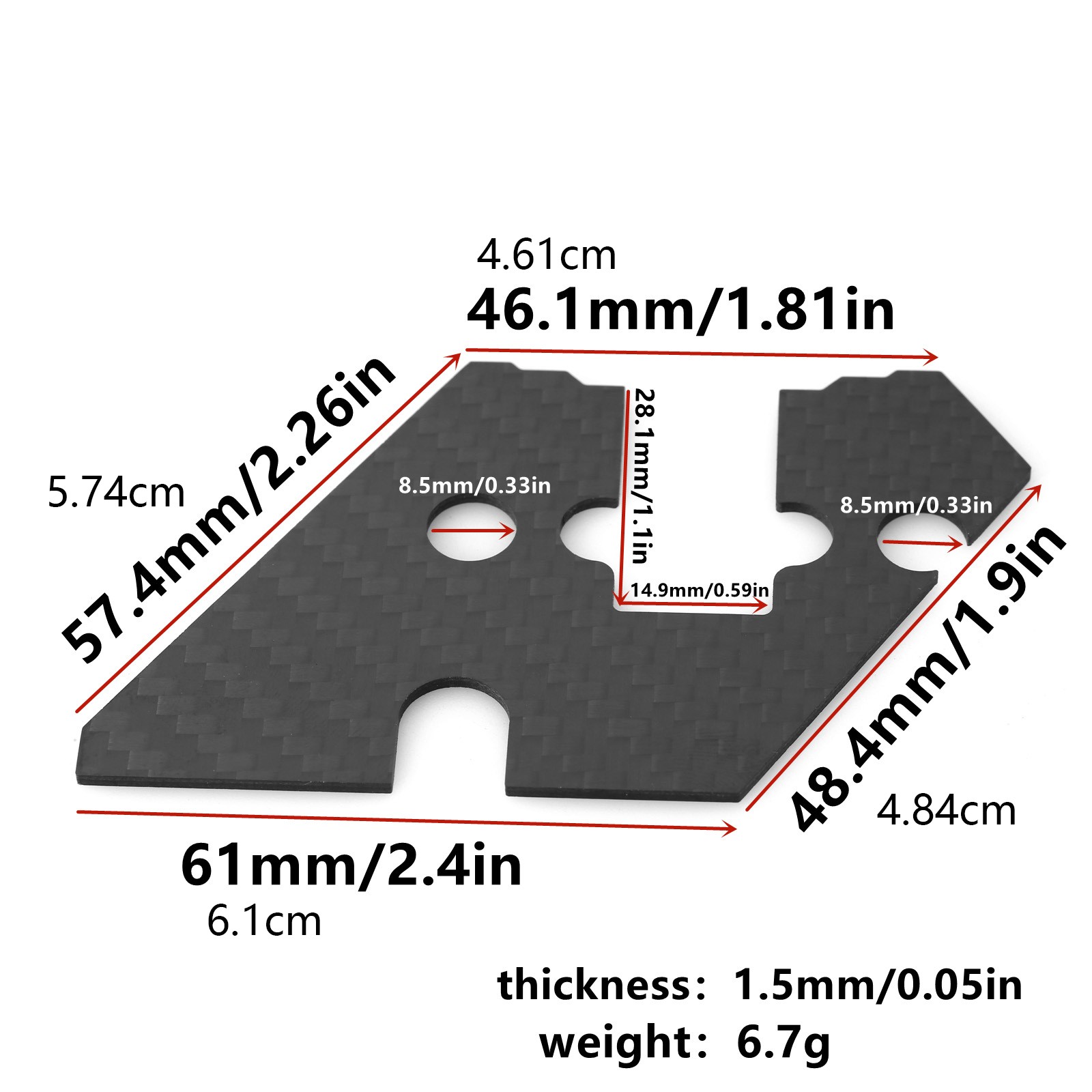 New Carbon Fiber Anti-sand Cover Dust Cover For TAMIYA TT-02 1/10 RC Car