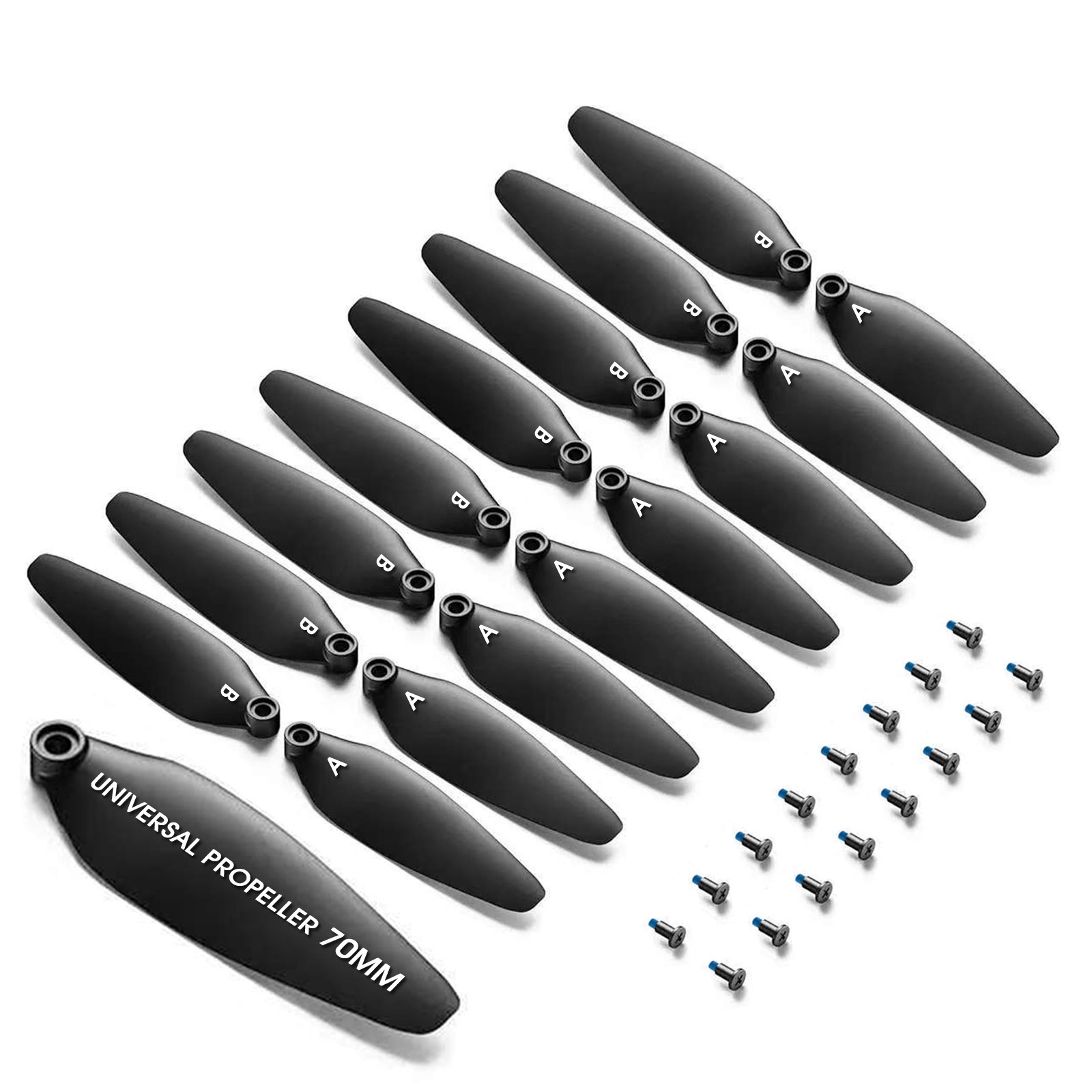 70mm Universal Drone Propellers for S159/S197/S166/S167/S196/S36/V168/AE20Max