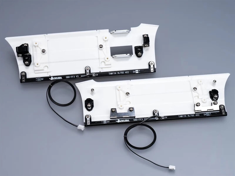 LED Side Skirt Lights 5V for 1/14 Tamiya RC Truck Car VOLVO FH16XL 750 4X2 56375