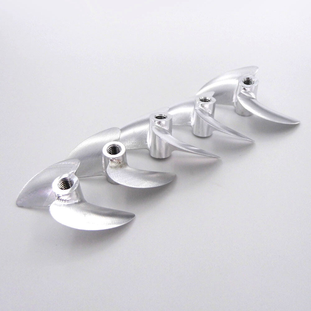 RC Boat Propeller CNC M4 4mm 30-45mm 40mm Metal Prop f RC Speed Boat MONO1 MONO2
