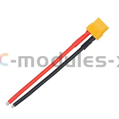 XT60 Male / Female Connectors 10CM Silicone Wire Cable 14 AWG For Lipo RC ESC