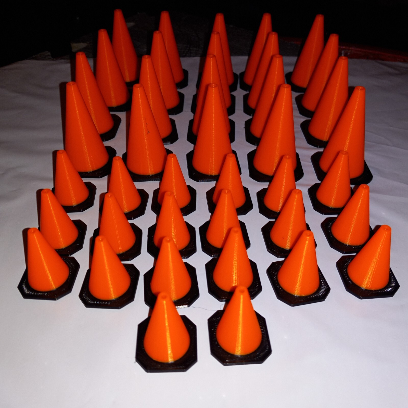1/10 Scale Orange RC Traffic Cones Set of 40. 20 big, 20 small, Crawler, Course