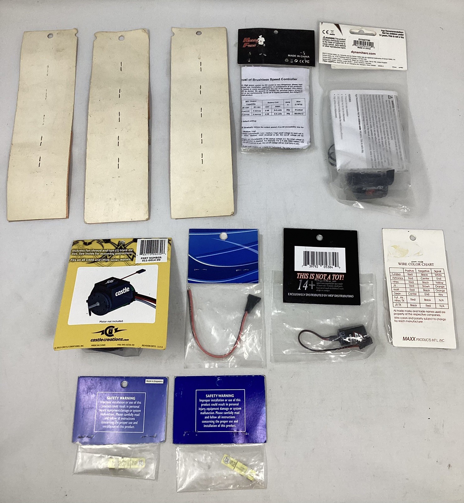 Vintage W.S deans Connector Dynamite Castle Rc Car Electronic Parts Lot Box4