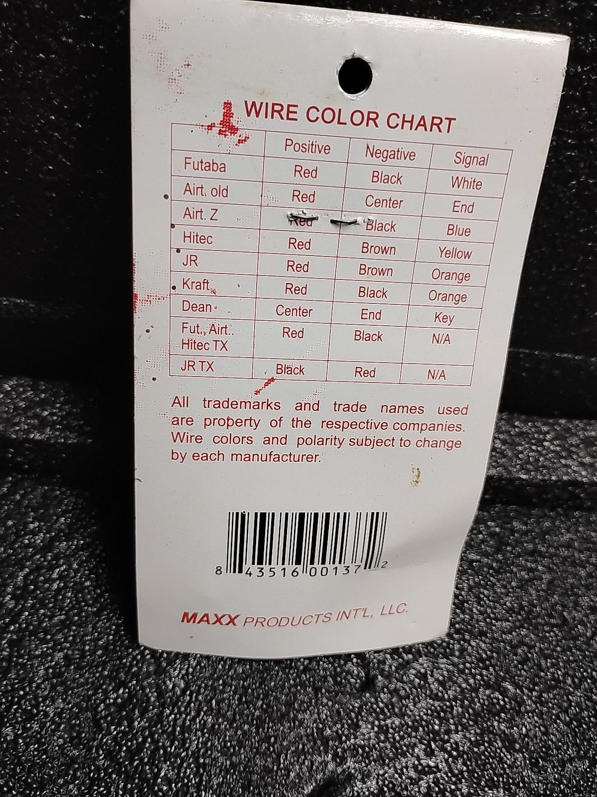 Mpi Maxx Products 2710 2.5 mm TX Plug Center Pin Charge Gold Nip
