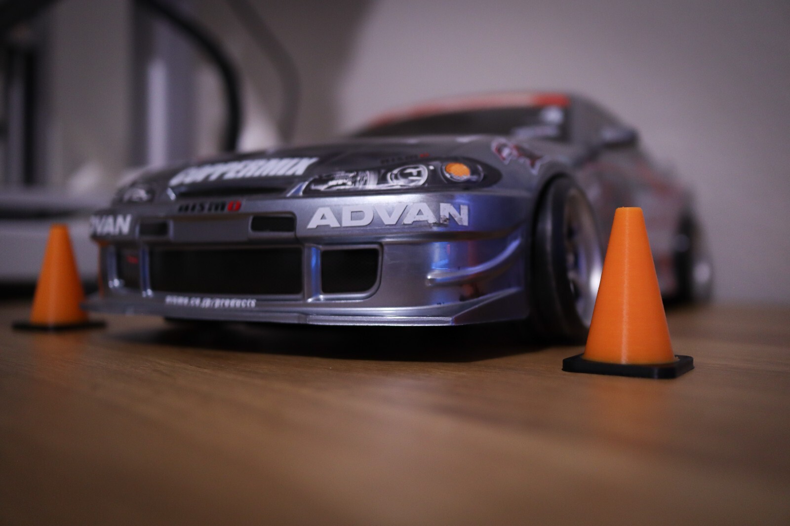Scale Traffic Parking Cone 1:10 Stackable | For Crawler or Drift Car | 5 Pack