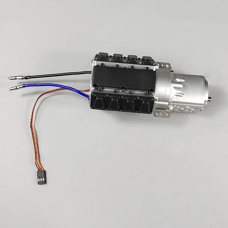 Metal Gearbox for 1/14 Tamiya RC Truck Scania Actros Volvo Parts