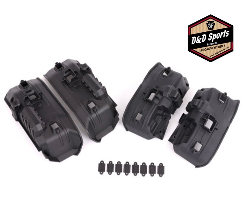 Traxxas 9288 – Fenders, inner, front & rear (for clipless body mounting)