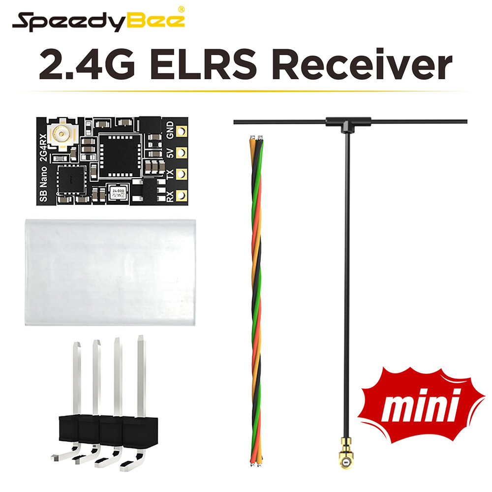 SpeedyBee Nano 2.4G ExpressLRS ELRS Receiver for FPV Freestyle Long Range Drones