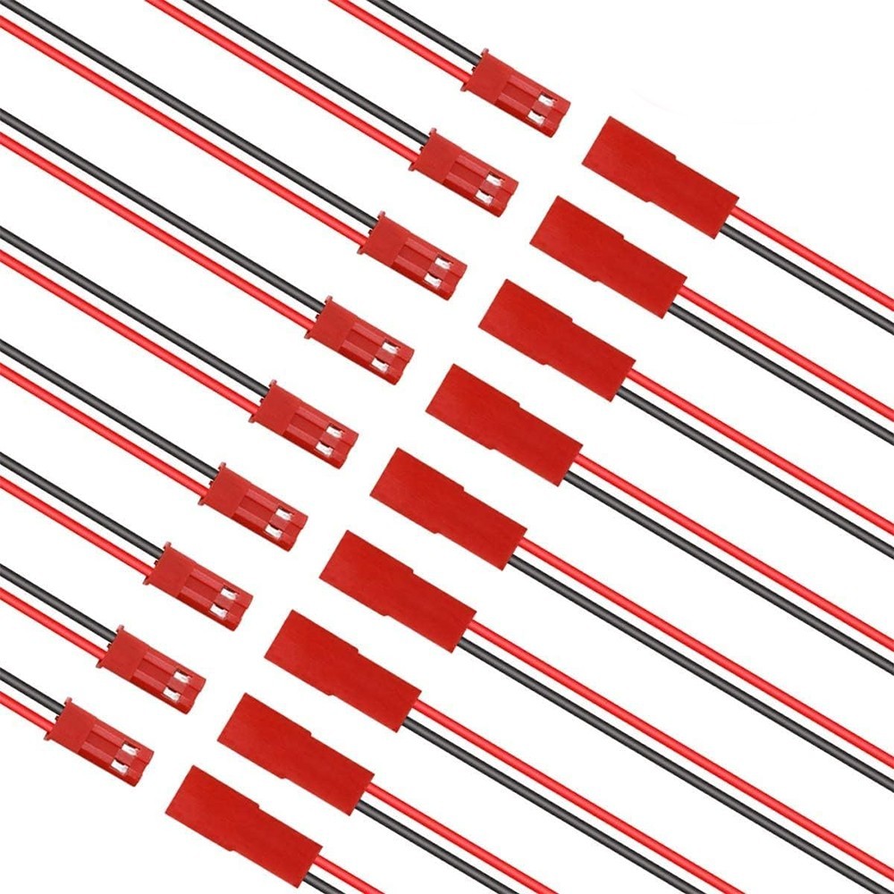 150mm 20 Set JST Plug Connector Male & Female Connector Plug With Cables For RC
