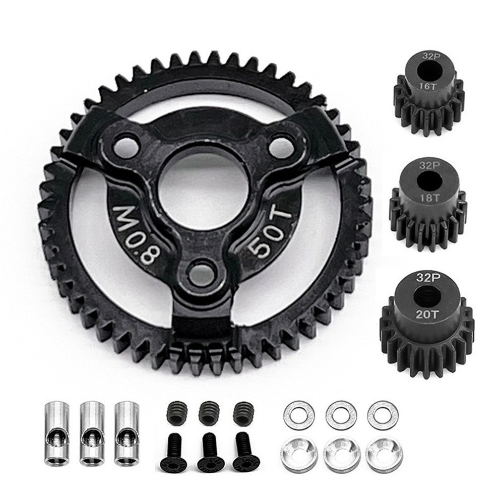 0.8M 32P Spur Gear 50T 52T 56T 60T For Traxxas Slash 2WD VXL XL-5 Bandit 1/10