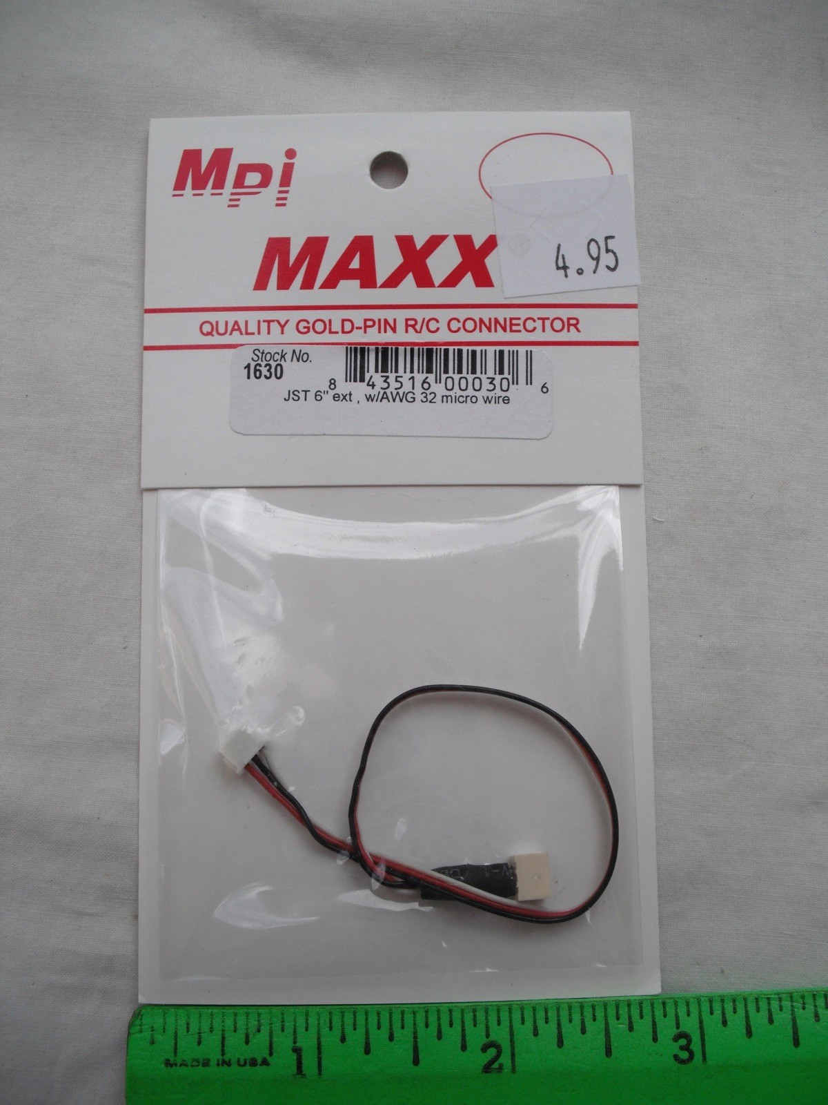 Lot of 3 Maxx Products Mpi 1622 1630 1660 Cable, Extension Y, JST Micro, Wire