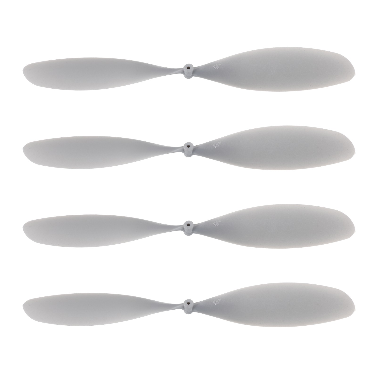 Plastic Propeller Propeller Props Blade 10″ Silver, Pack of 4