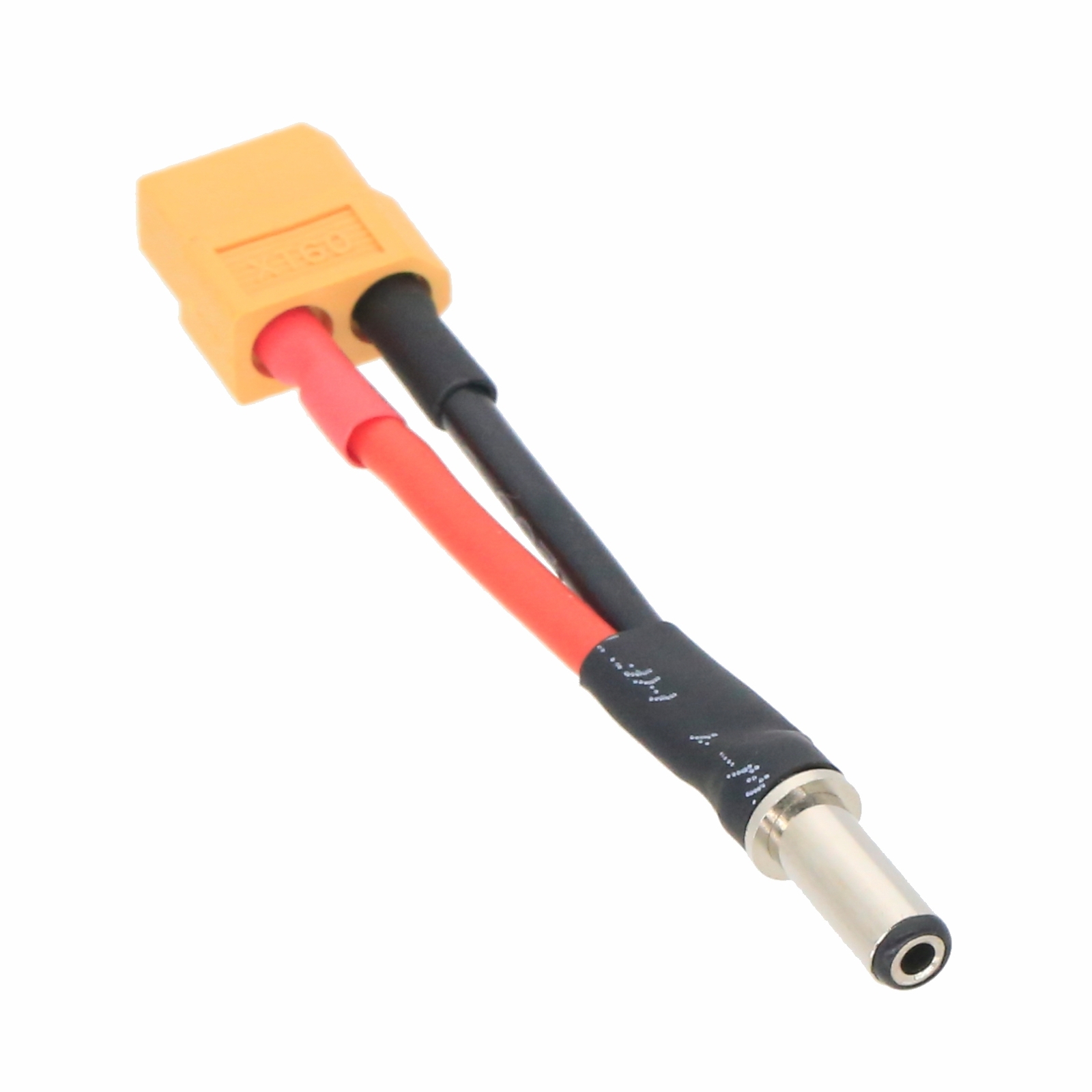 Male DC 5.5 x 2.1mm barrel plug to XT60 Female Jack cable 14AWG 5CM Leads