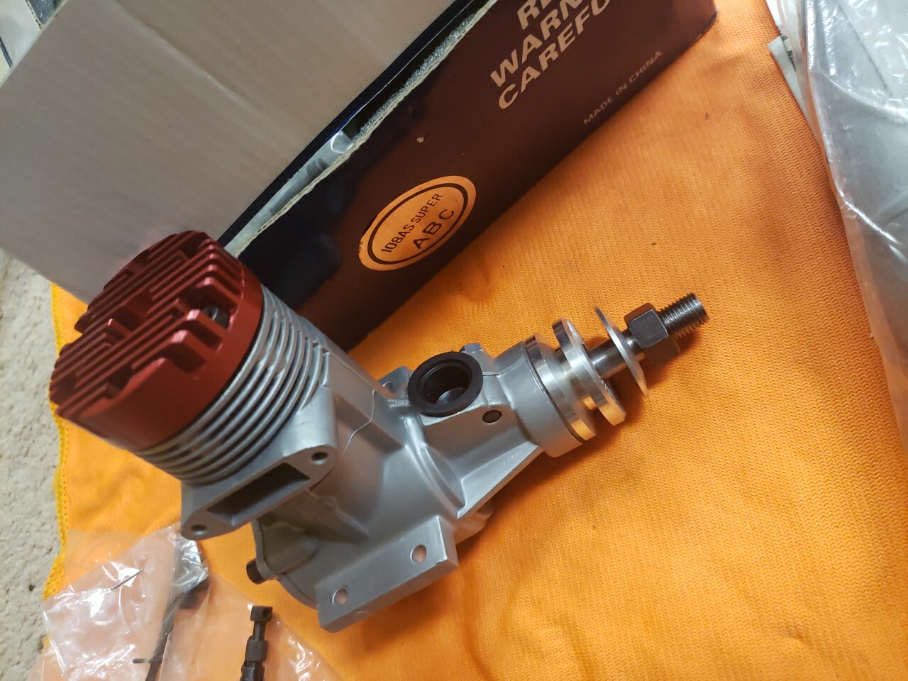 ASP Engine – ASP 108 ABC Red Head RC motor – New