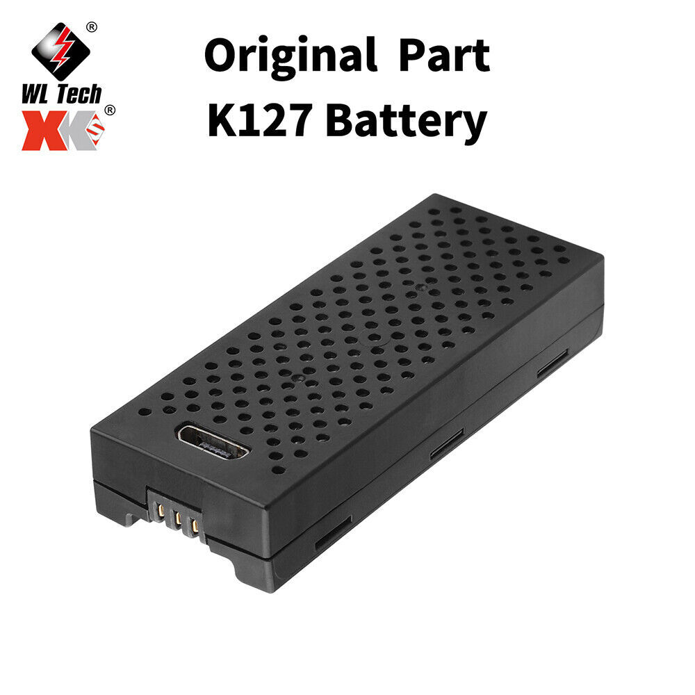 WLtoys XK K127 3.7V 400mAh 20C Battery RC Helicopter Spare Parts K127.0010