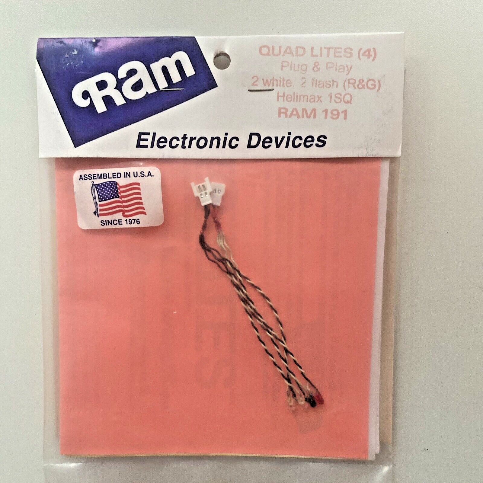 RAM Products Quad Lites for Helimax 1SQ Quadcopter RAM191 NEW OLD INVENTORY
