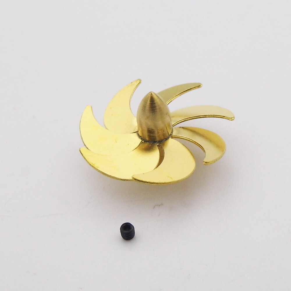 RC Boat 7-balces CW CCW Propeller 22mm Prop fr 2mm Shaft Submarine Scale Marine