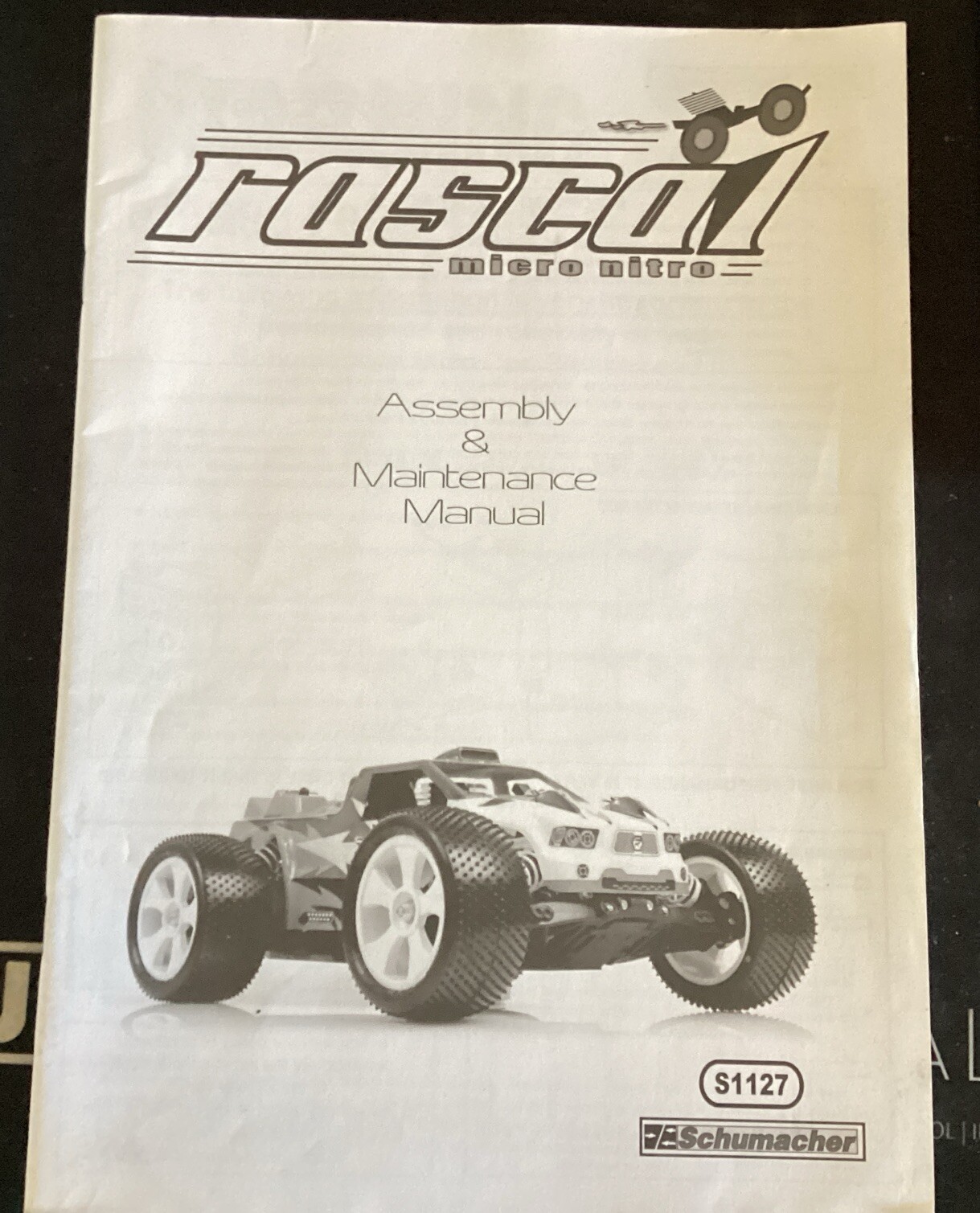 Schumacher Rascal Micro Nitro Assembly & Maintainance Manual S1127