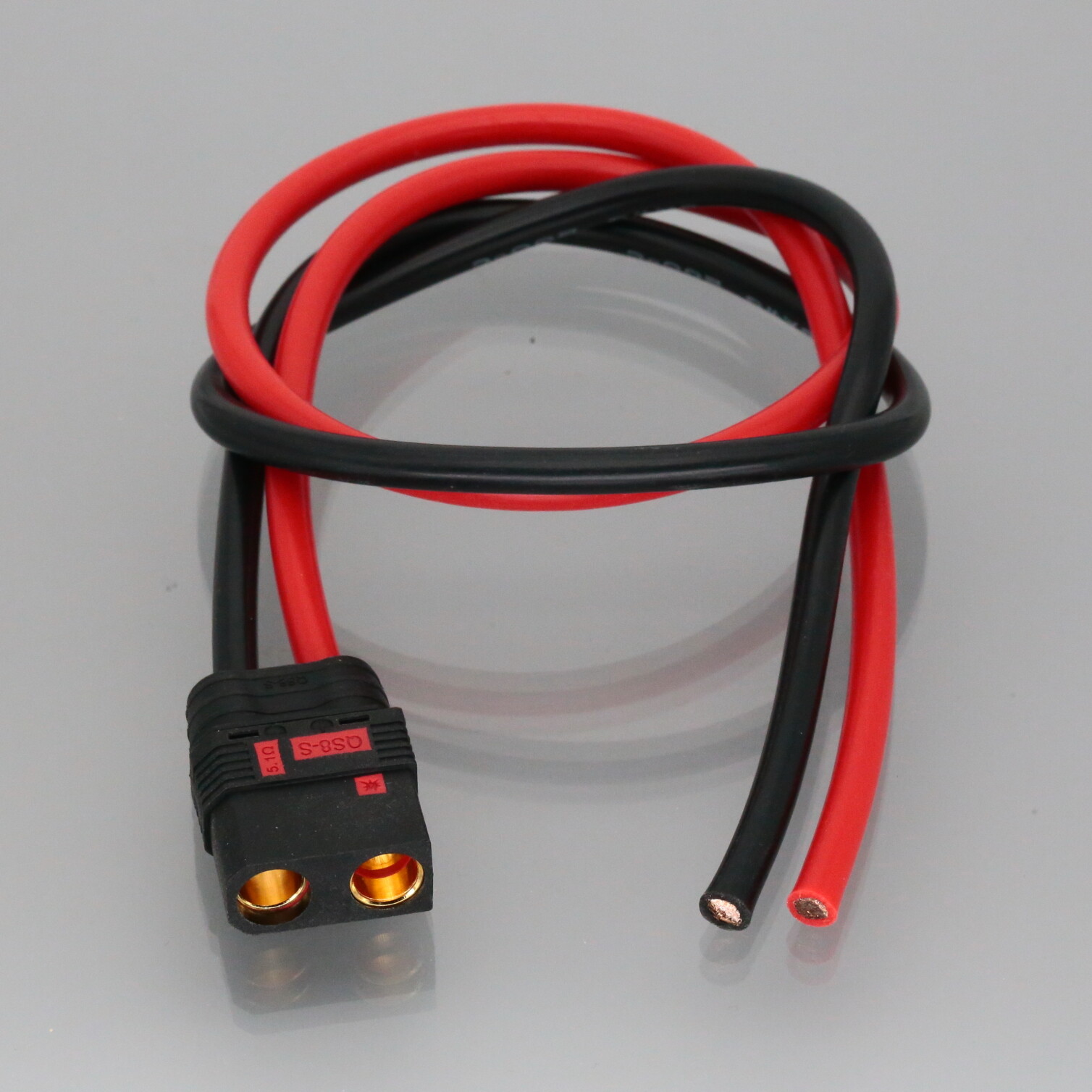 RC Anti-Spark QS8 Female 6AWG Gauge Silicone Wire DIY Soldered ESC Battery Leads