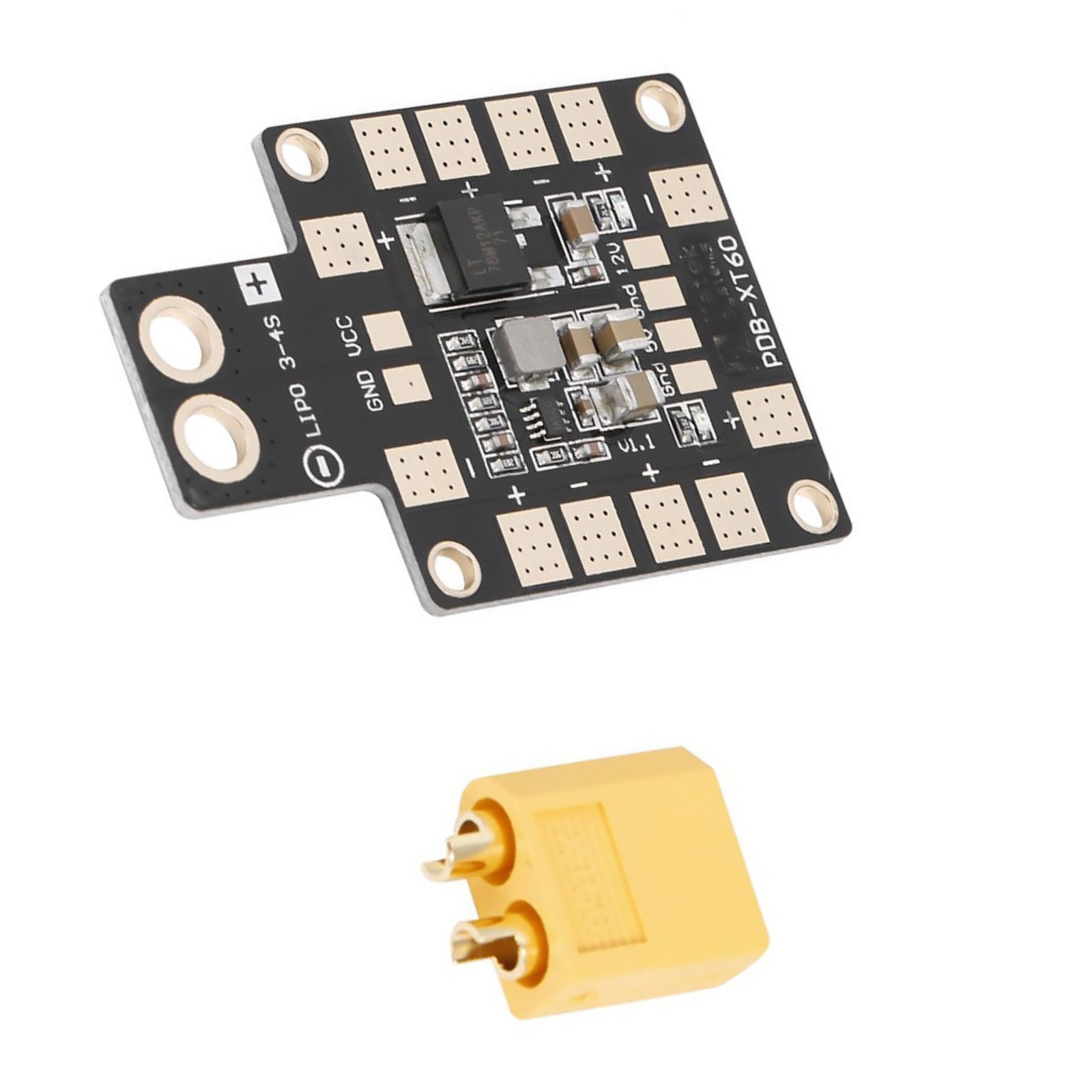 RC Drone Dual BEC PDB XT60 Board Mudule Power Distribution Board Power For FPV B