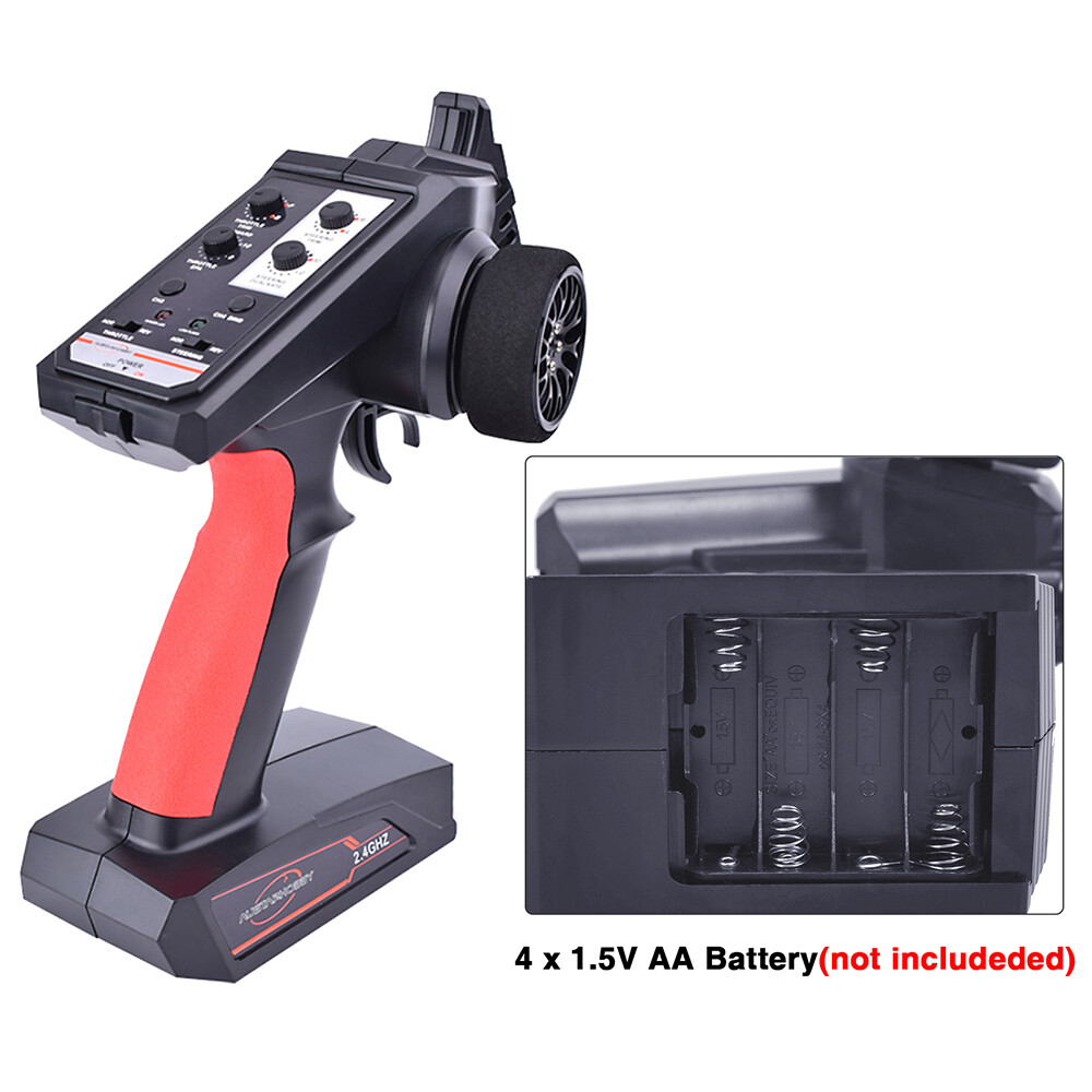 AUSTAR RC Transmitter Receiver 2.4G 3CH 4CH 6CH Kit for RC 1/10 1/8 Car