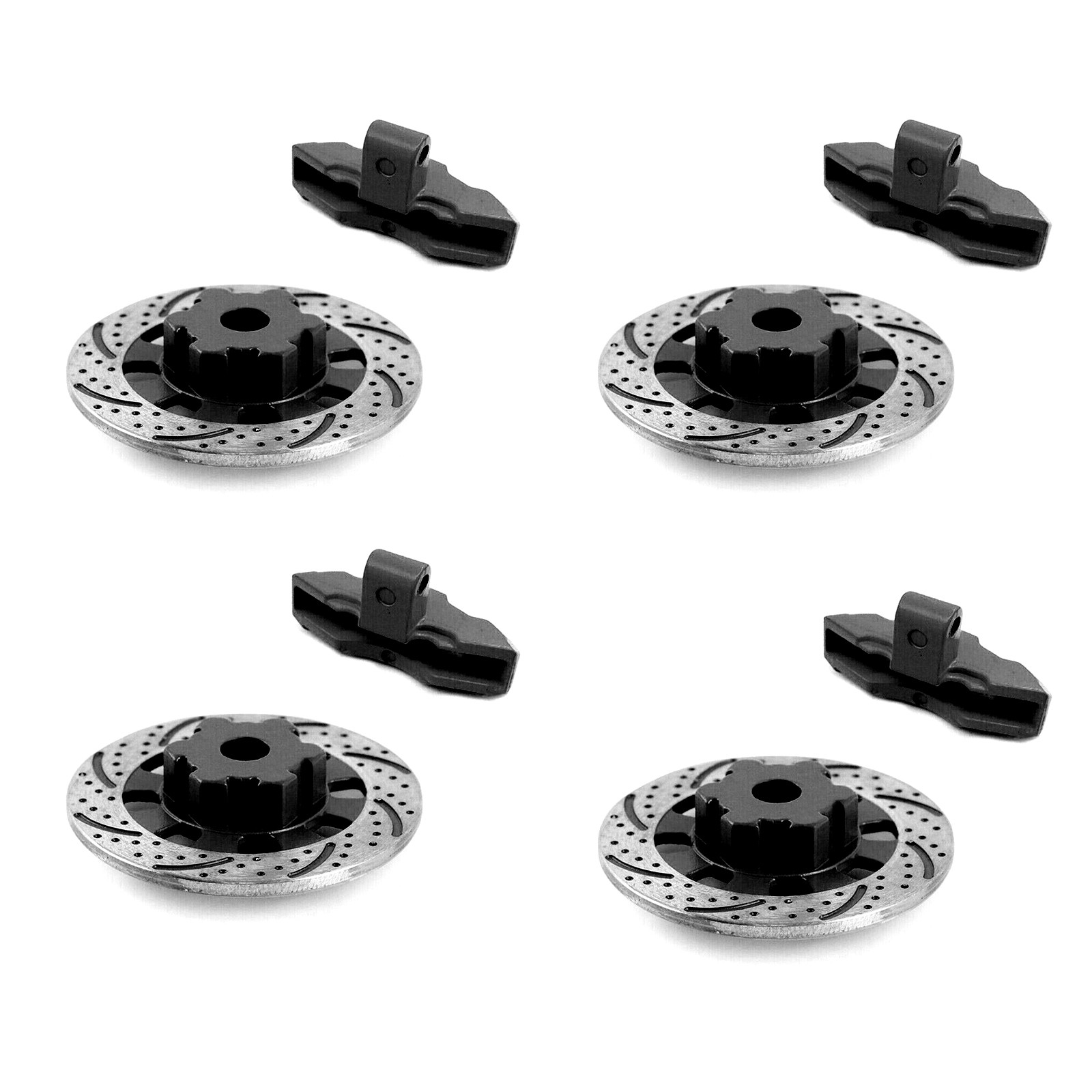 4Pcs Red Brake Disc Calipers For TRAXXAS UDR Unlimited Desert Racer 1/7 RC Car B