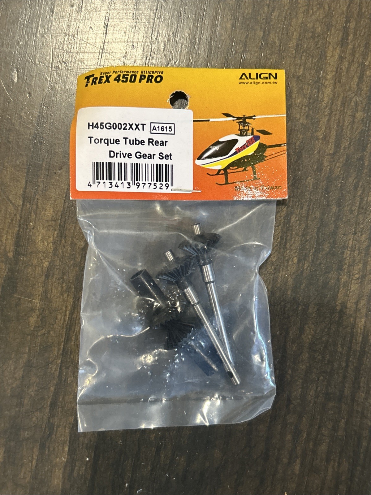 Align Torque Tube Rear Drive Gear Set – T-Rex 450L/PRO : H45G002XXT