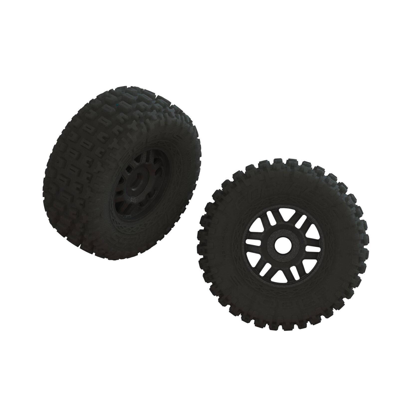 ARRMA ARA550110 dBoots FORTRESS LP Tire Set Glued (Black) (1 Pair)