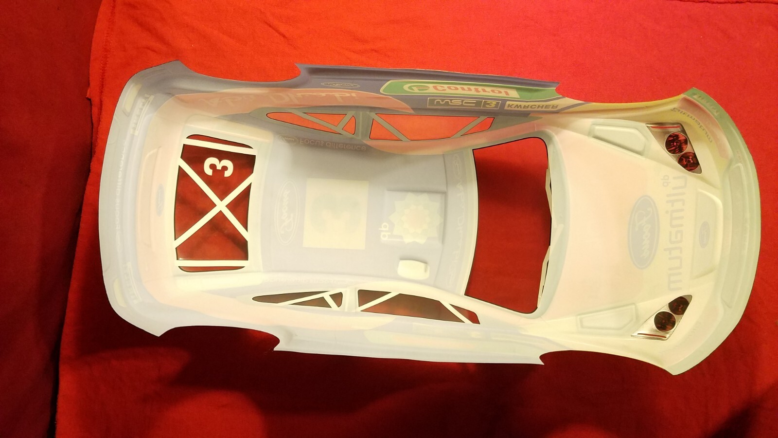 abu dhabi touring car body & red bull body traxxas 4tec kyosho fazer hpi rs4 ts4