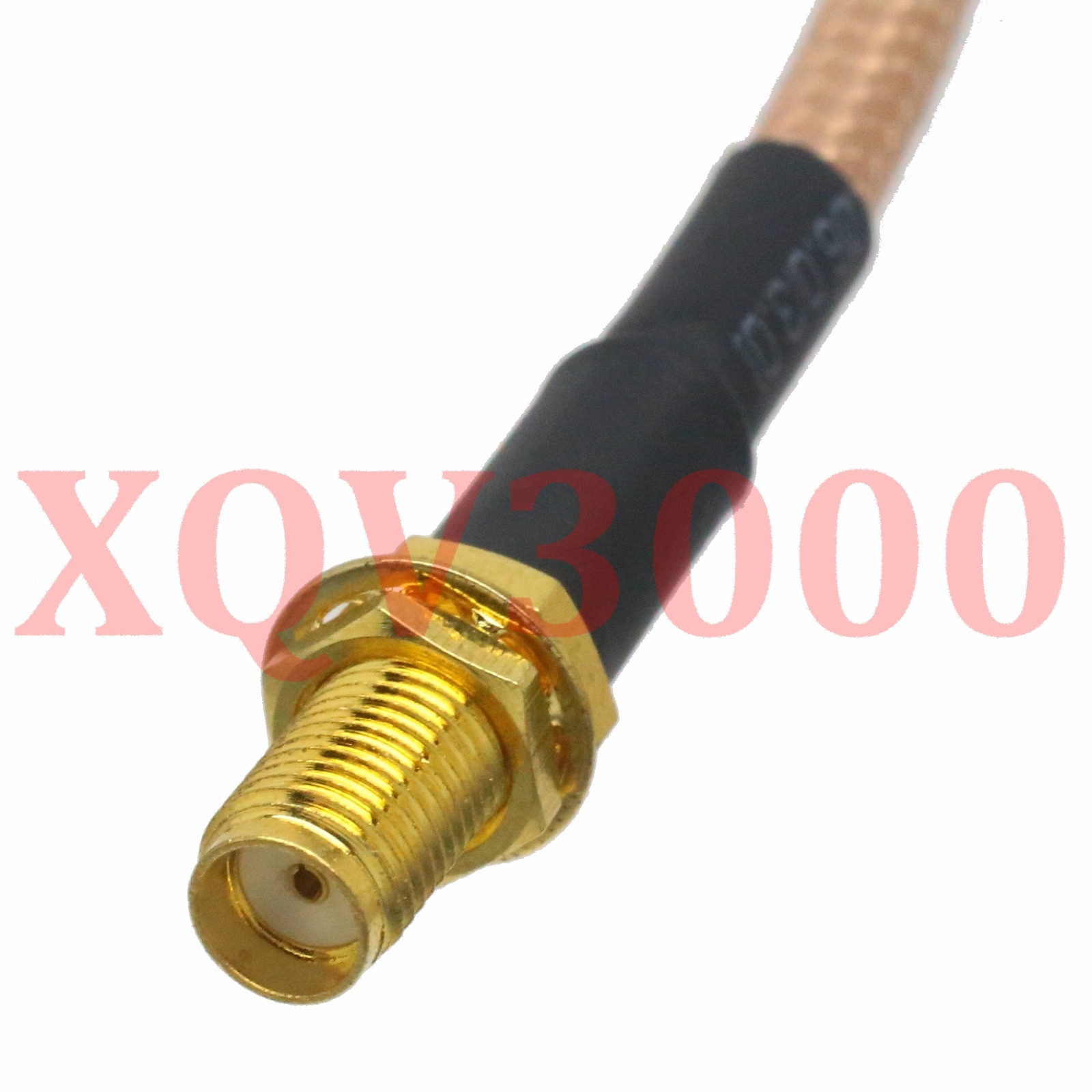 RG142 8inch RF pigtail PL259 UHF male plug pin to SMA female bulkhead Cable