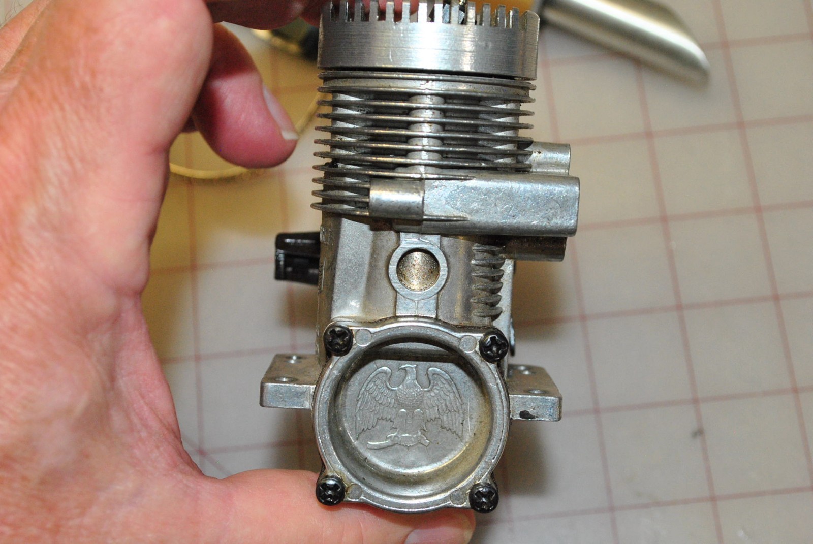 FOX Engine – Duke Fox’s Eagle 60 RC Motor, Muffler. Nice!