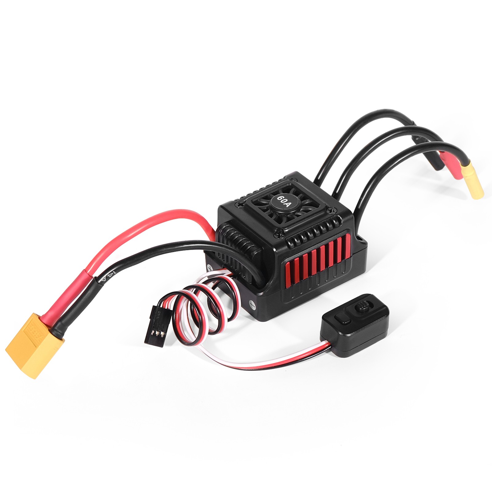 WSDT-60A Waterproof Brushless ESC Accessory For 1/10 RC Car For Beginner Players