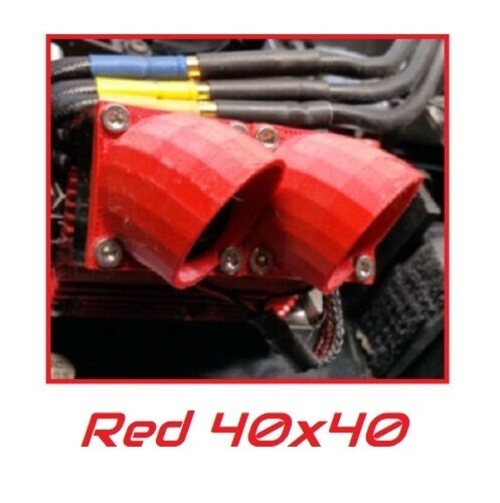 Forced Air Induction Fan Shroud Intake for Castle Mamba Monster X 8S ESC 40x40mm