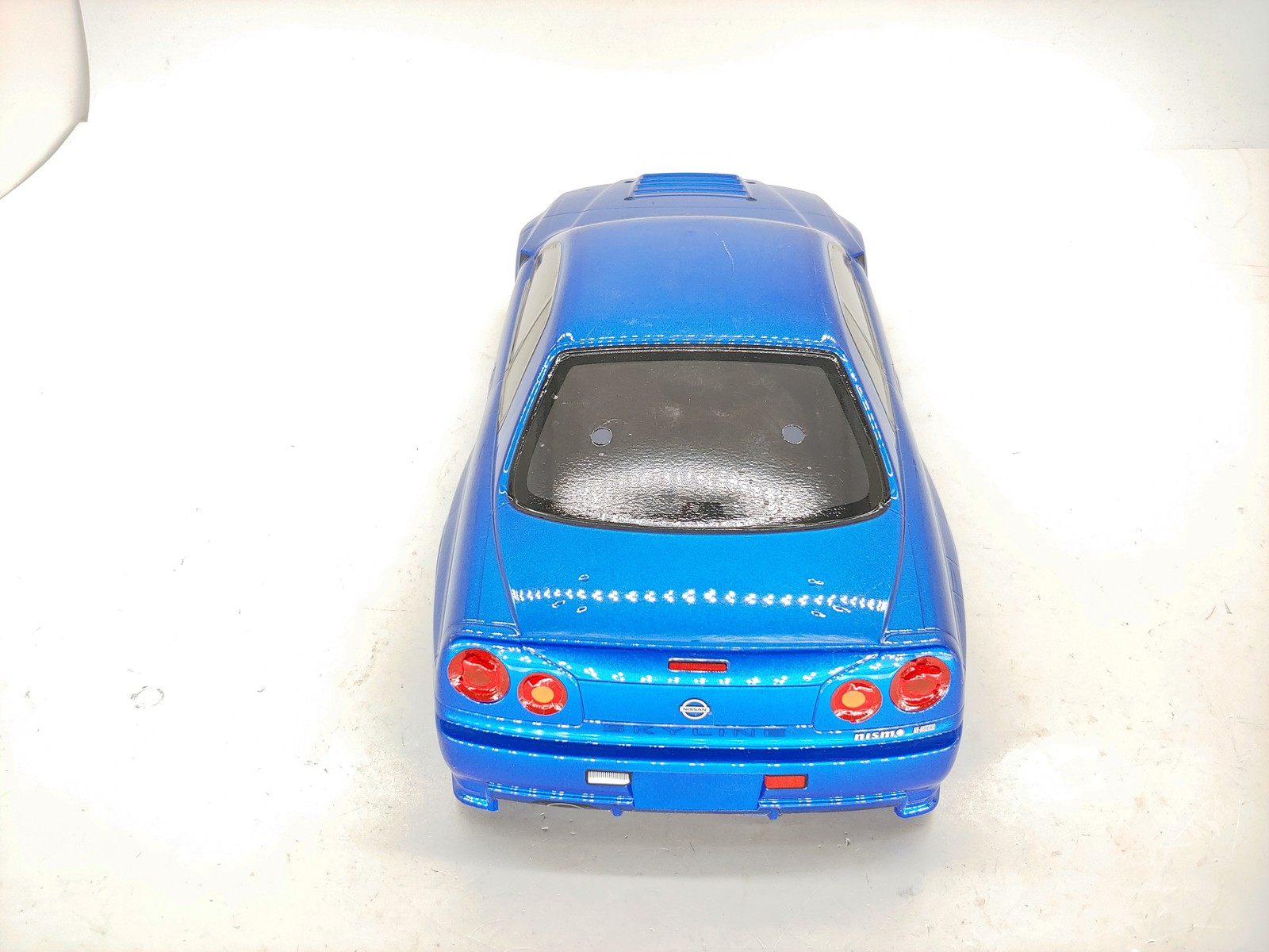 Painted Blue Nissan Skyline GT-R R34 Nismo Body for 1/10 RC Drift Car Used