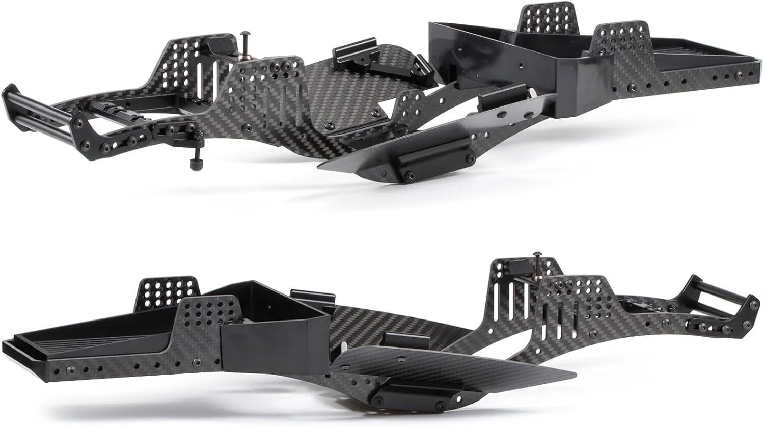 Carbon Fiber V4 Chassis Rails LCG Chassis Rail for 1/10 RC Crawler Cheater Rigs