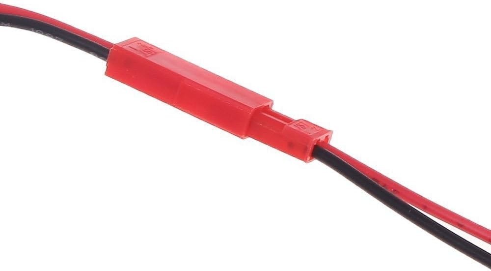 Versatile 2 Pin JST Connector Cable – 20 Pairs for Mini RC Helicopters and LEDs