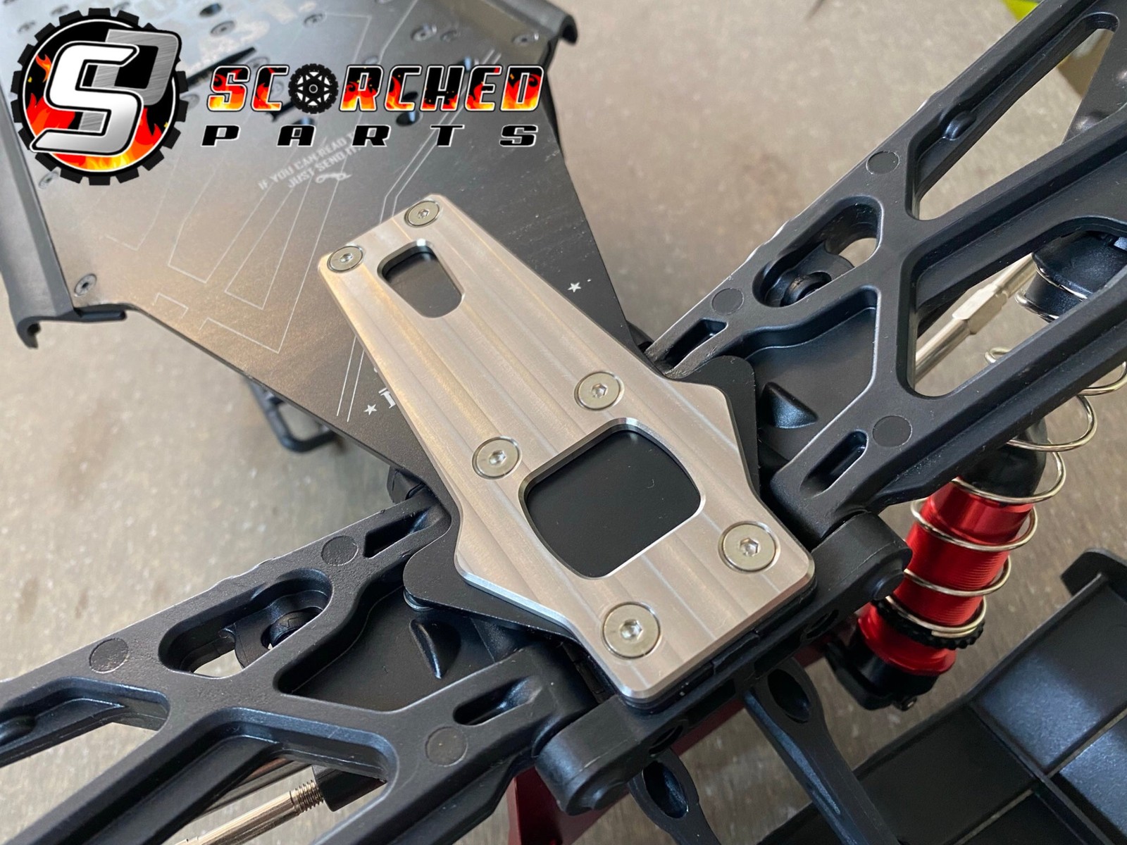HD Middle Skid Plate for Arrma 6s Kraton – Typhon – Outcast – Fire
