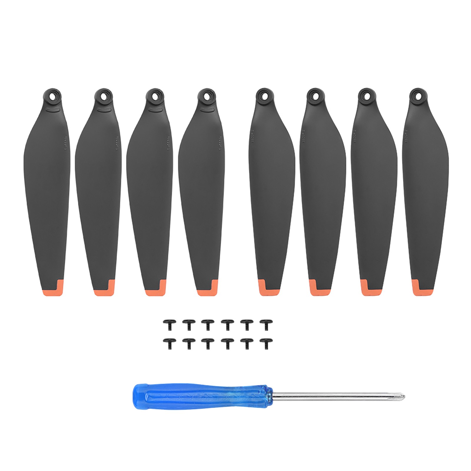 2Pair 6030F Propeller Blade+Screws+Screwdriver For DJI Mini 4 Pro Drone