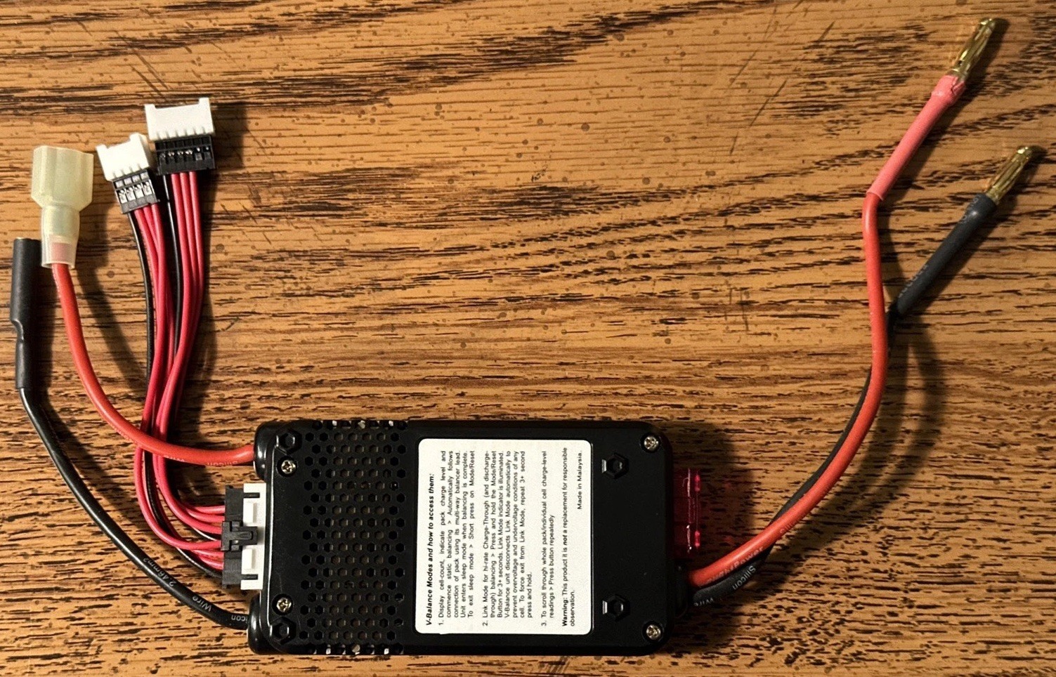 Flight Power | Lithium Polymer V-Balance 2-6S RC Lipo Battery Balancer