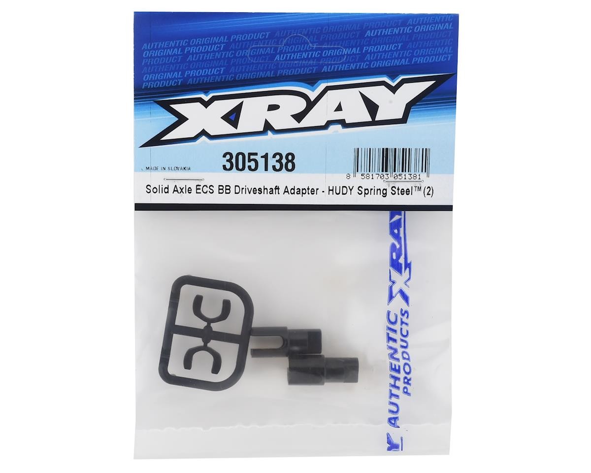 XRAY T4 2020 Solid Axle ECS BB Driveshaft Adapter (2) [XRA305138]