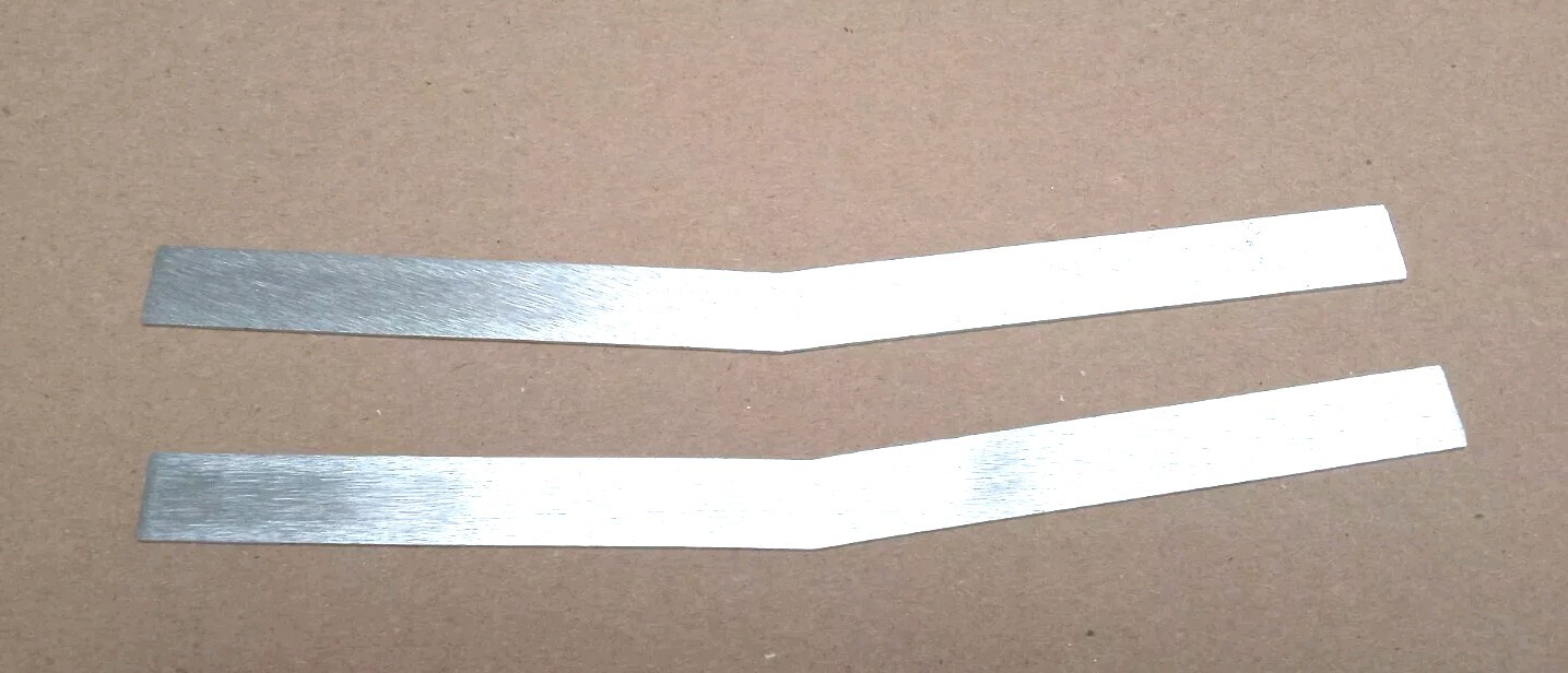 Great Planes Spectra Alum010 Aluminum Wing Joiner Bar – x2 – NEW!