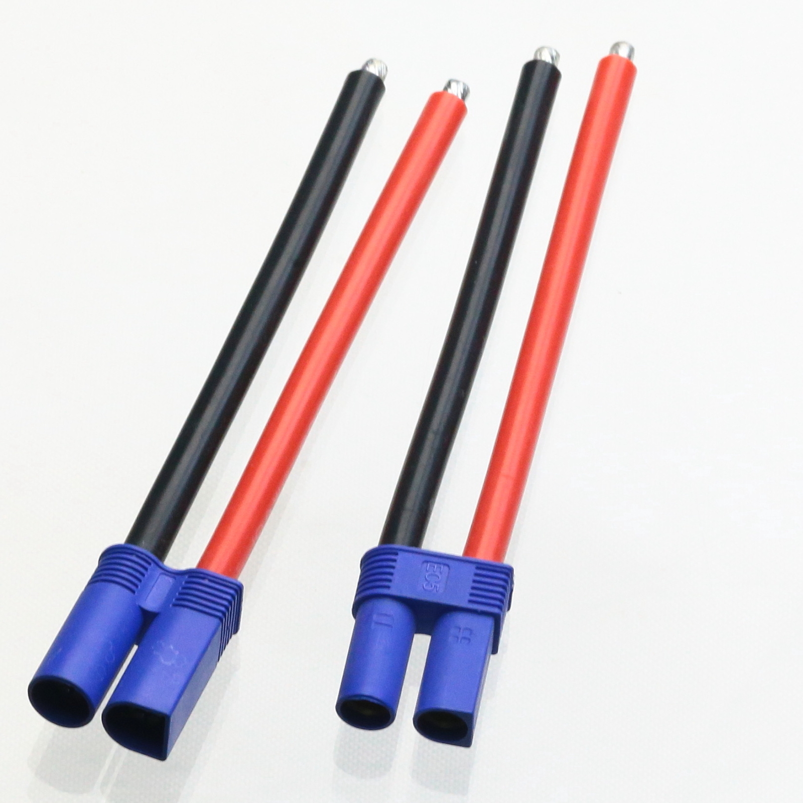1pair EC5 Male Female DIY Tinned End 4″ 10AWG Silicone Wire RC Airsoft Battery
